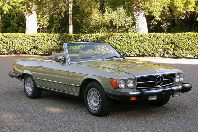 1978 mercedes benz 450sl 35k miles original paint books warranty plate tool bag