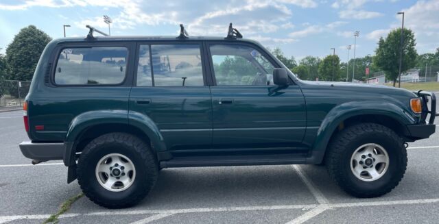 1994 toyota land cruiser fzj80, green, lift and 35" tires