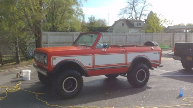 1974 international scout ii 345 cubic inch small block 33" tires m/t very clean
