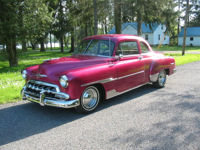1951 chevy deluxe sport coupe restomod streetrod