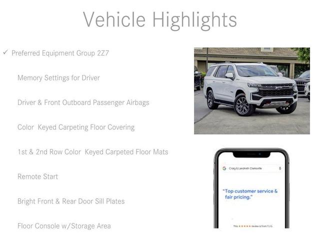 2021 chevrolet tahoe 4wd z71