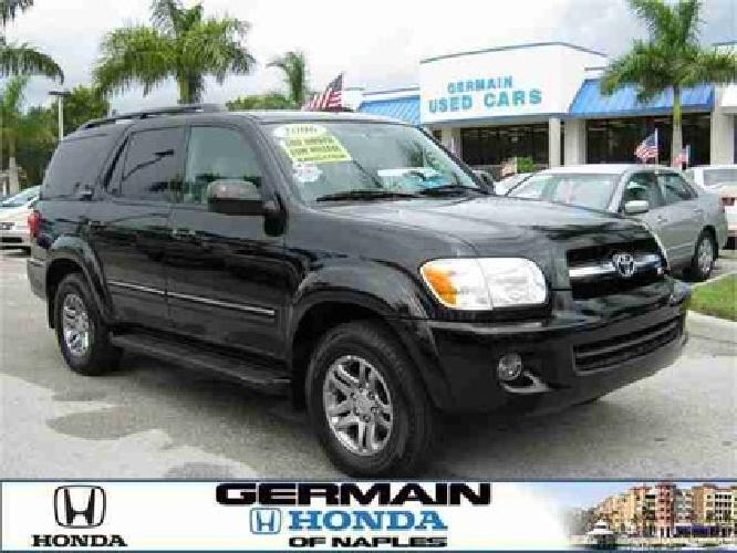 used 2006 toyota sequoia limited suv, 36,351 miles in naples, fl