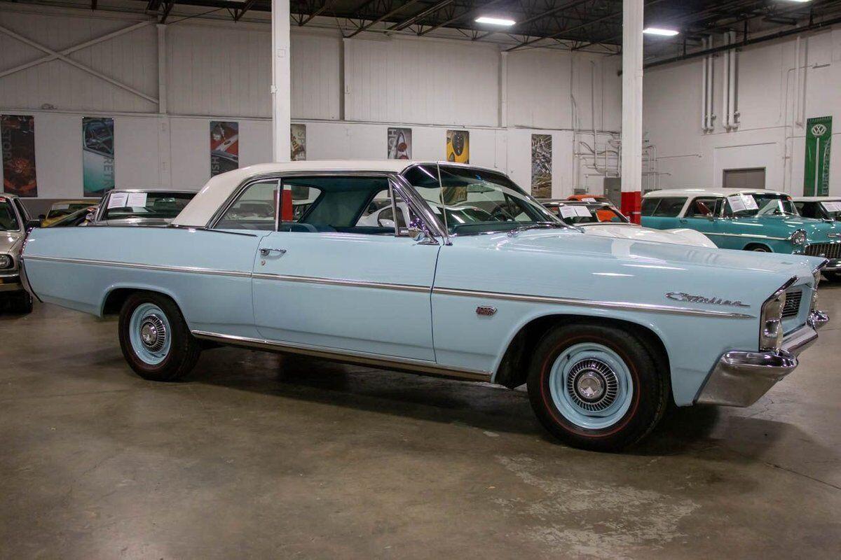 1963 pontiac catalina 14419 miles kimberley blue 421 v8