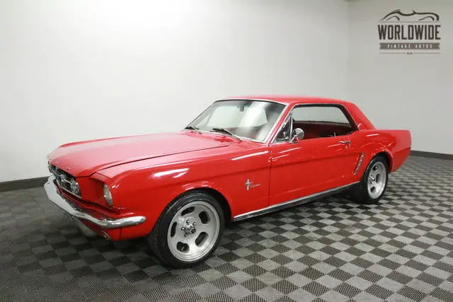 1965 red restomod. vintage ac! 302 v8!!
