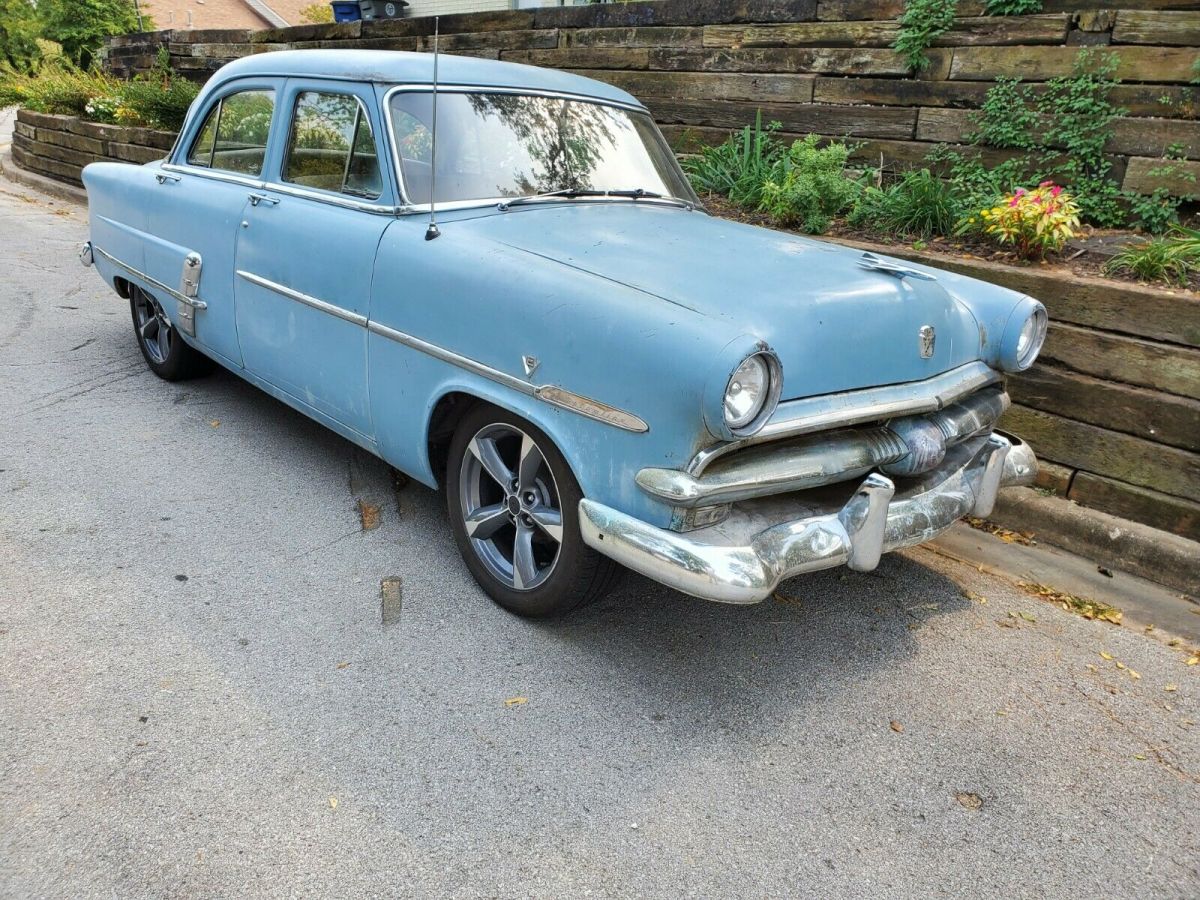1953 ford customline v8 4dr sedan manual