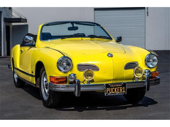 1973 volkswagen karmann ghia in laguna beach, california