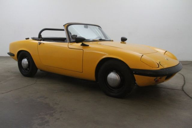 67 lotus elan s3 matching numbers manual dual weber carburetors roll bar driver