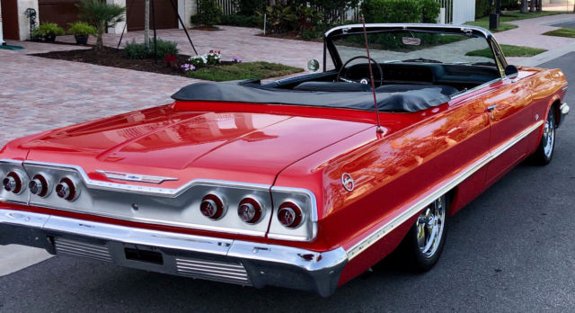 1963 chevrolet impala convertible 454 dual quad 4 speed