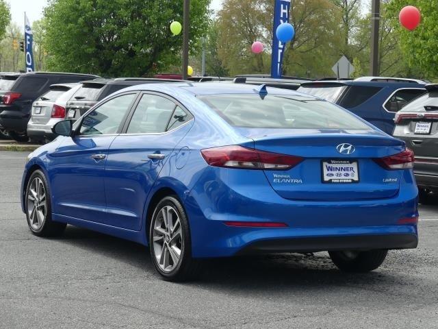 used 2017 hyundai elantra limited sedan dover, de 19901 for sale in dover, delaware