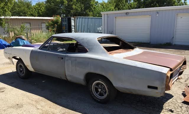 1970 dodge coronet r/t 440 ram charger project car