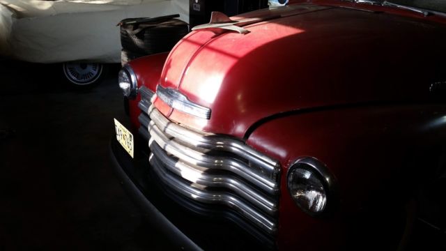 1951 chevy, 5 window pickup truck, model 3100 unrestored