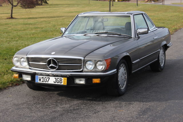 1985 mercedes-benz sl-class rare euro 500sl 107.046 car!