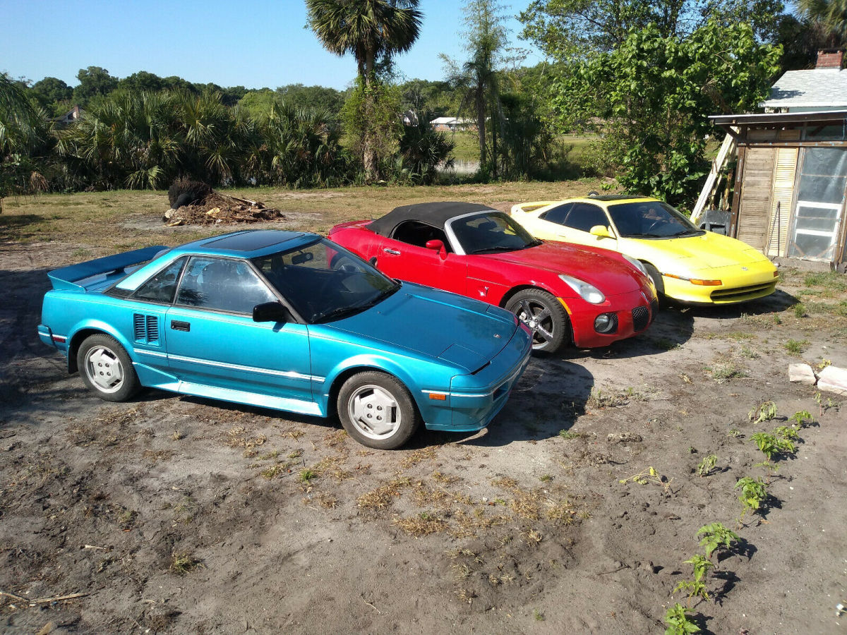 1986 toyota mr2 gt manual, sunroof, rust free, all original, no reserve