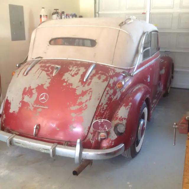 1950 mercedes 170s cabriolet b