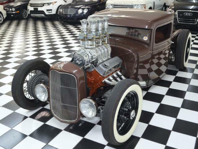1934 ford custom rat rod pickup blown 468 motor 600hp