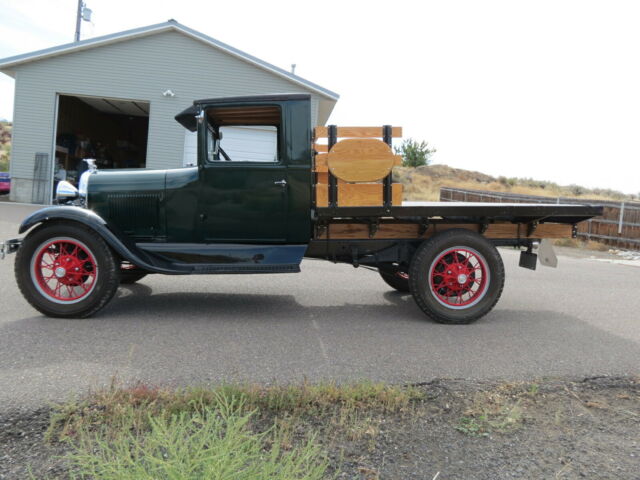 1929 ford aa flat bed truck