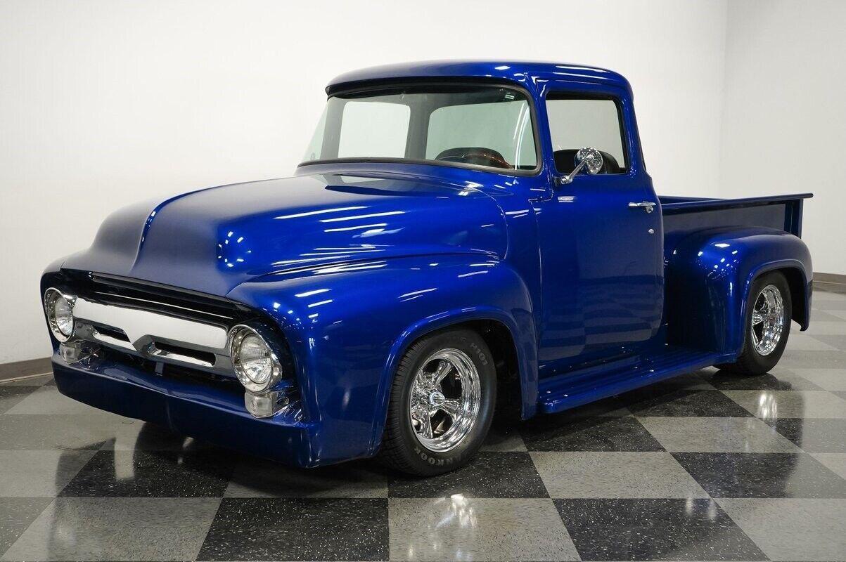 1956 ford f 100 big window restomod supercharged v8 upgrade 99549 miles
