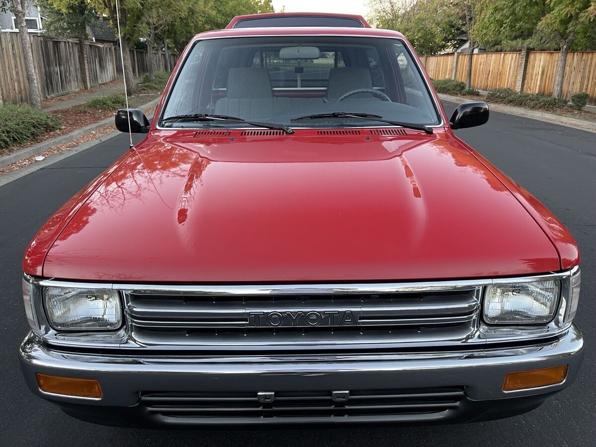 1991 toyota pickup red original 31,000 miles