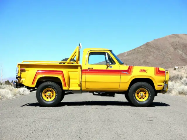 1977 dodge power wagon, yellow with 114,934 miles available now!