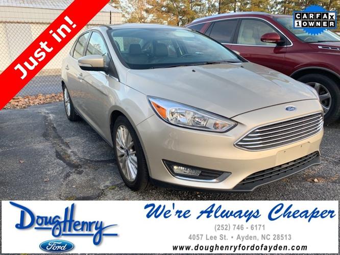 used 2018 ford focus titanium sedan ayden, nc 28513 for sale in ayden, north carolina