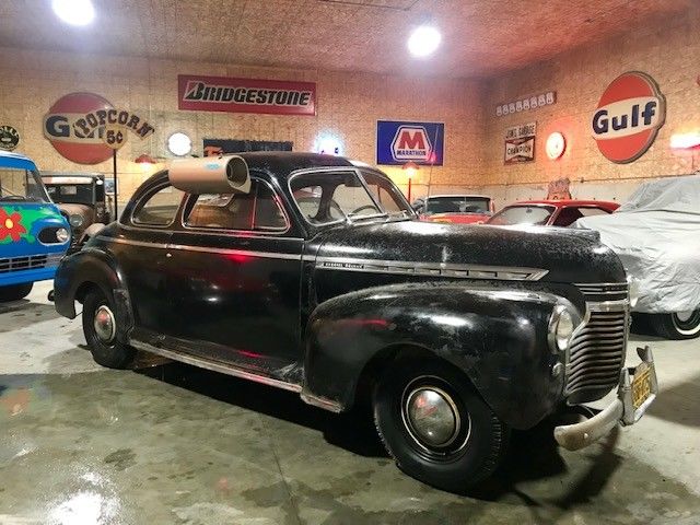 1941 chevy rare 2 dr coupe 57k act miles barn find rides drives must see video!!