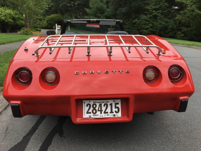 1975 corvette convertible, rare matching number l-82, 1974, 1973