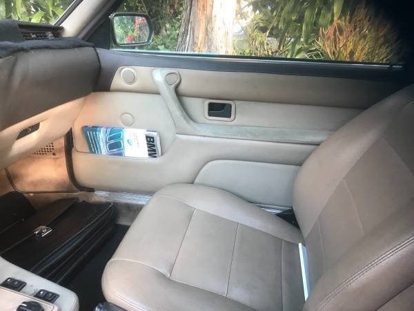 1987 bmw l6 coupe / clean car fax / no rust