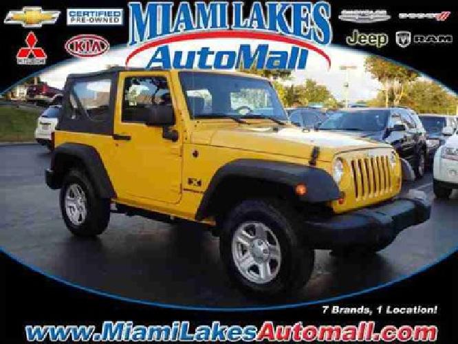 2008 jeep wrangler x in hialeah, fl