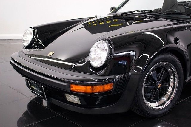 1989 porsche speedster, black on black, rare collector car! a pristine example!