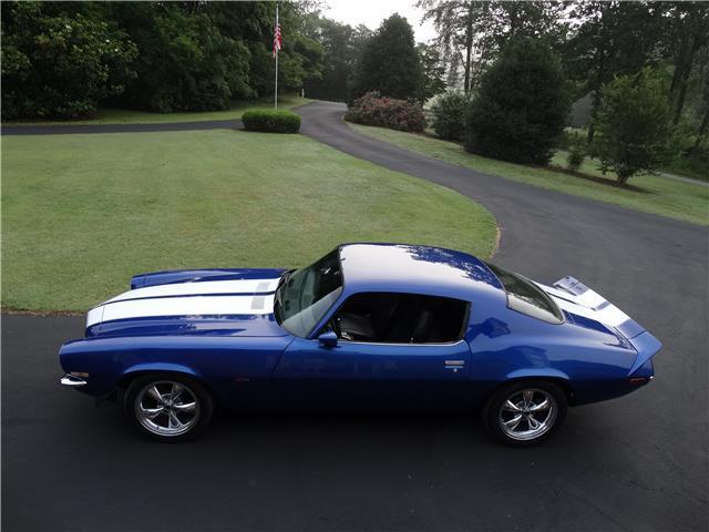 1972 chevrolet camaro z 28 replica.....viper blue paint