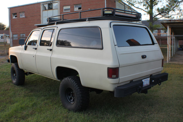 1985 cheverolet suburban k10 turbo diesel, customized inside and out