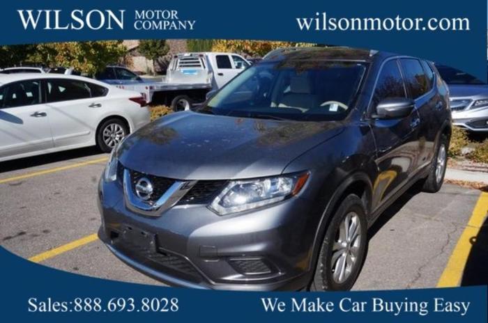 2015 nissan rogue s awd s 4dr crossover (midyear release for sale in logan, utah