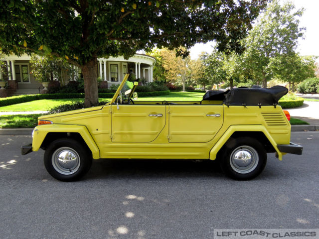 1973 vw thing -- original paint --- rust-free --- clean california car