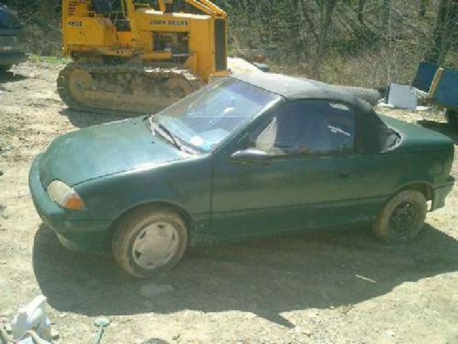 1991 geo metro convertible, forest green, ~100k miles in canisteo, ny