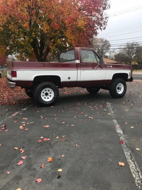 1976 chevrolet cheyenne package k10 4x4 swb fleetside pickup truck