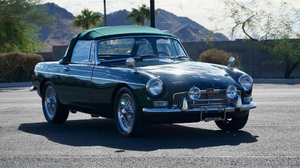 1966 mg mgb 8300 miles british racing green convertible