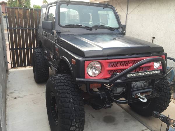 1992 suzuki samurai built toyota axles tcase gears turbo yj springs 35 tires