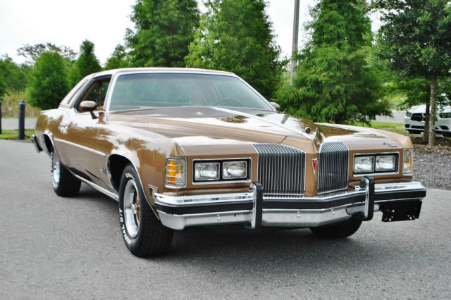 spectacular 17016 miles 76 pontiac grand prix sj with factory sunroof like new