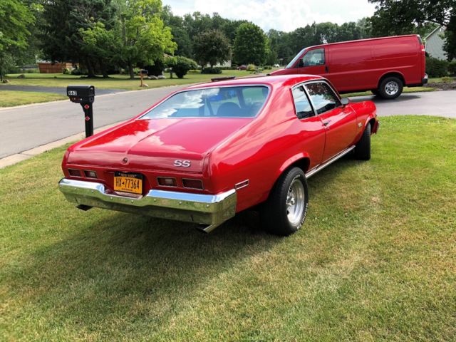 rare red 1974 nova ss