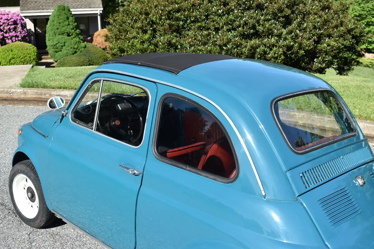 restored 1969 fiat 500l original 500cc 2 cylinder 17 hp motor 4 speed ex cond