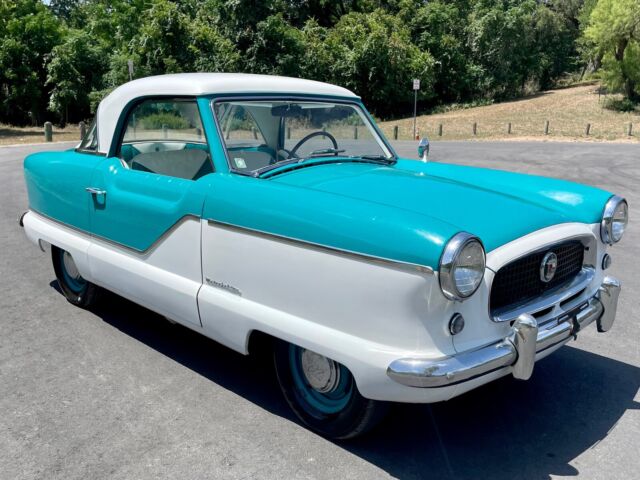 1956 nash metropolitan coupe white rwd manual