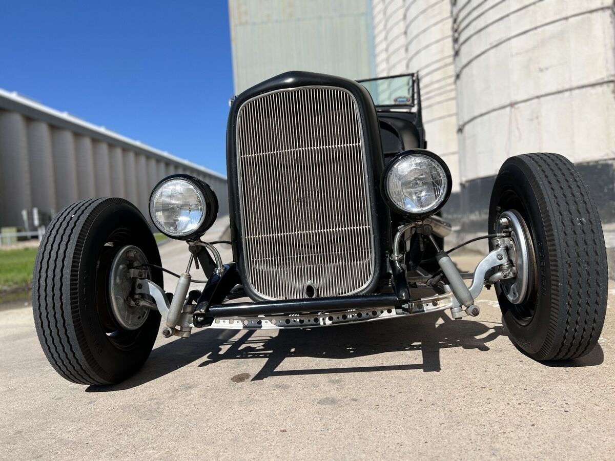 1928 ford model a black roadster