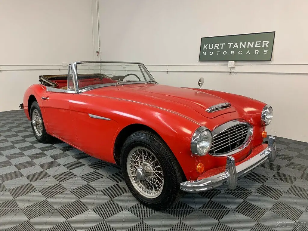 1966 austin healey 3000 mk3 bj-8 phase 2. running car for improvement