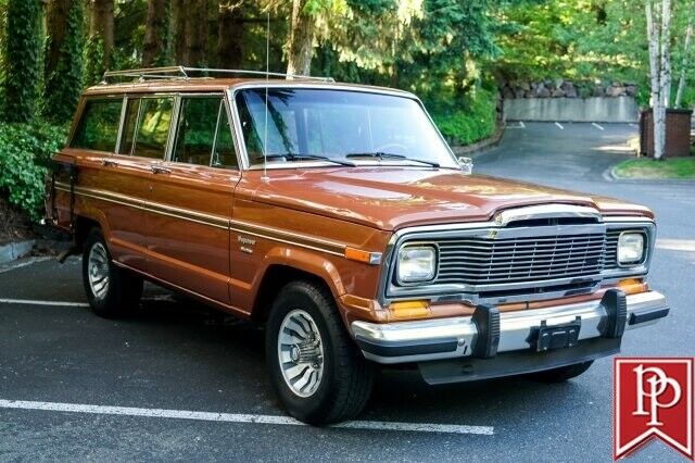 1982 jeep wagoneer brougham edition 57679 miles copper brown metallic
