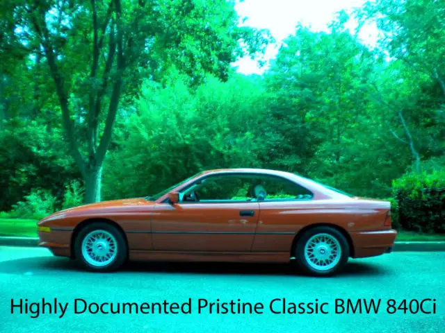 pristine 1994 bmw 840ci grand touring coupe highly documented & collector owned