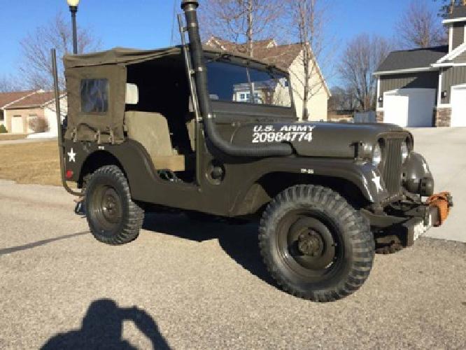 superbly 1953 willys army jeep m38a1 in great condition in hebbronville, tx