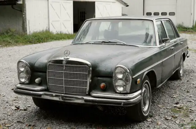 1969 mercedes-benz 300sel 6.3 sunroof sedan barn find project w109 no reserve