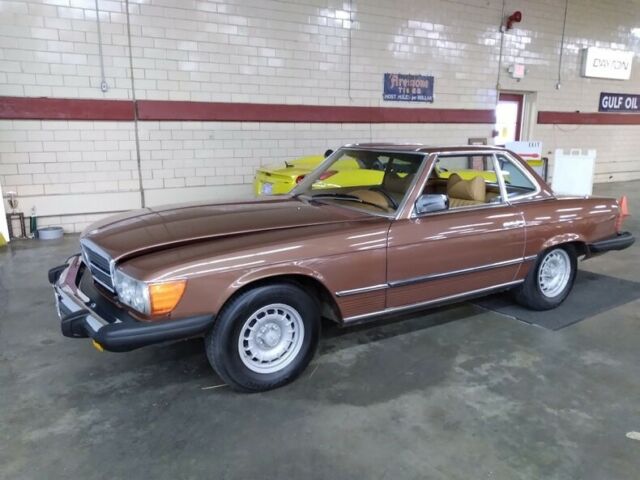 1979 mercedes-benz 450 sl 46771 miles milan bronze roadster 4.5 l 3-spd auto