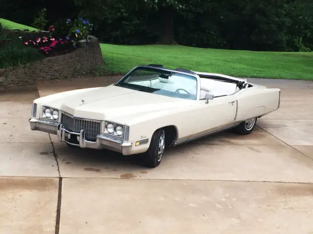 *****1972 cadillac eldorado convertible **no reserve** will ship worldwide*****