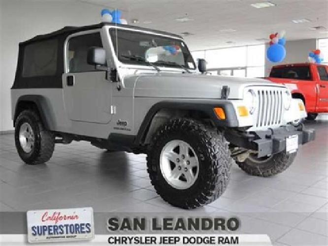 used 2004 jeep wrangler 2dr sport 4x4 coupe, 68,627 miles in san leandro, ca